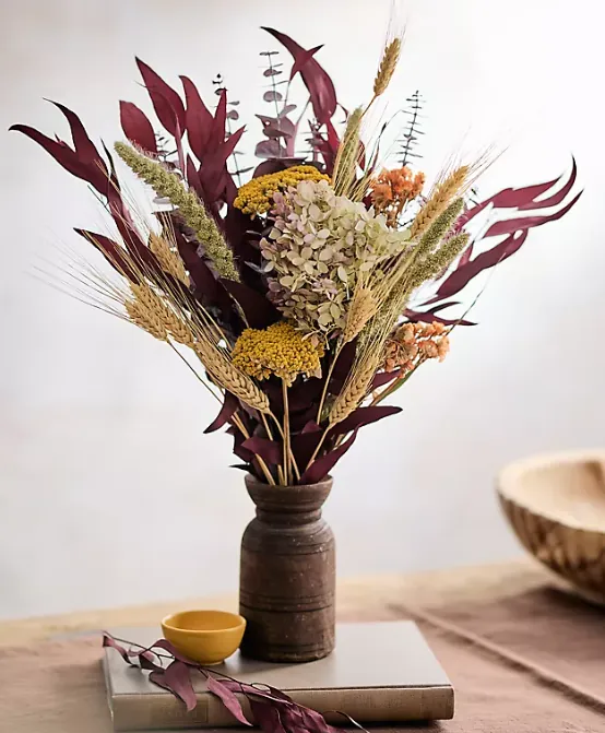 Dried Autumn Wildflower Bouquet